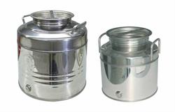 FUSTO PER OLIO INOX LT 15