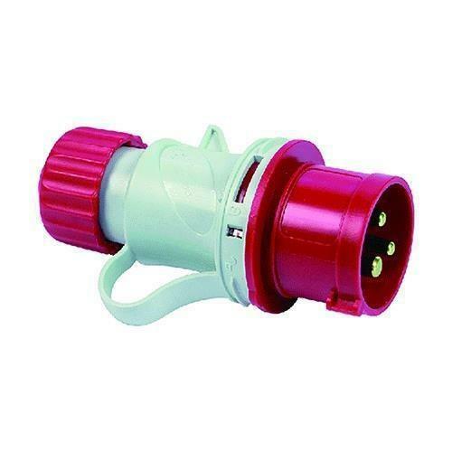 SPINA VOLANTE INDUSTRIALE 3P + T 16A. IP 44 - 400V.