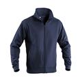 FELPA BLU NAVY ZIP INTERA