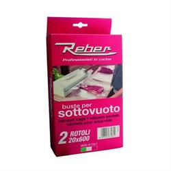 ROTOLI PER SOTTOVUOTO CM 30X6MT REBER CF DA 2PZ