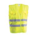 GILET AV GIALLO C/BANDE