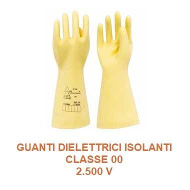 GUANTO DIELETTRICO DPI III CLASSE 00 PROT. 2.500 V