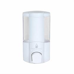 DISPENSER PER SAPONE LIQ.BIANCO 1 PULSANTE ACC.WC